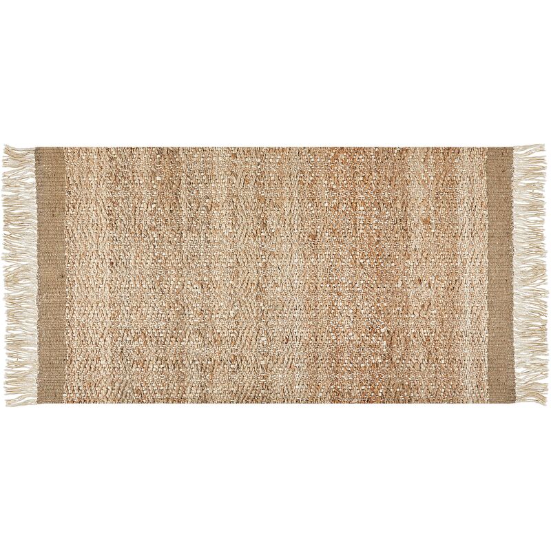 Tapis rectangulaire Tatamo 80x150cm Mailles Beige