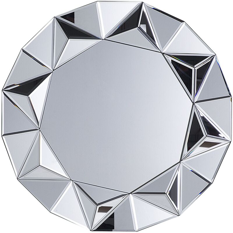 Miroir de courtoisie éclairé DEL 1X / 8X Finition Chrome