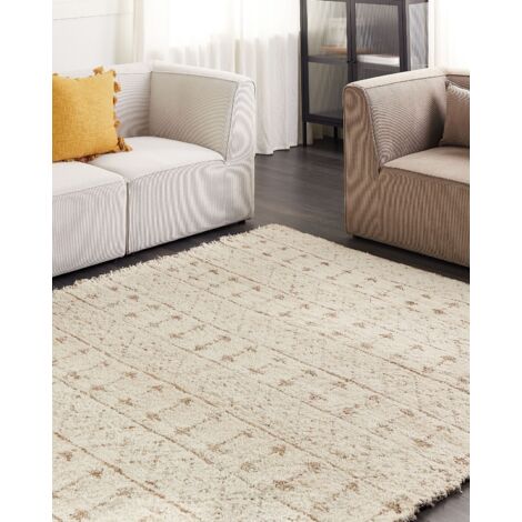 Tapis Beige Poil Ras