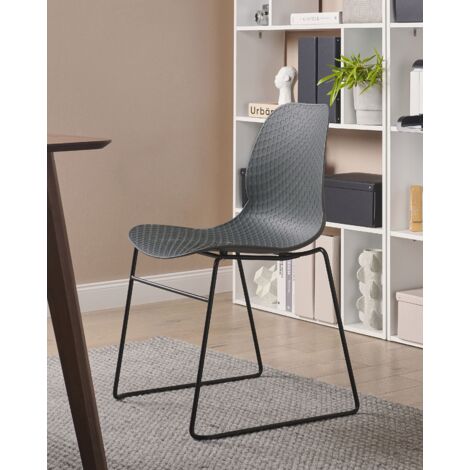 Lot De 2 Chaises De Conférence Modernes Beiges - Design épuré, Fer Et Polyester, 120 Kg Max