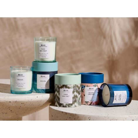 Bougie Parfumée Bois Cire - Ambiance Cosy Et Naturelle