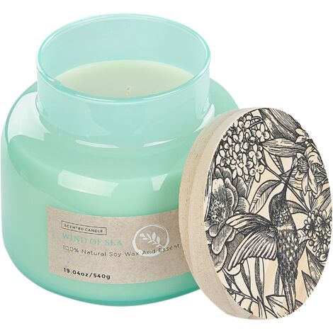Bougie en cire de soja 100% naturelle en pot avec couvercle - personnalisable - France