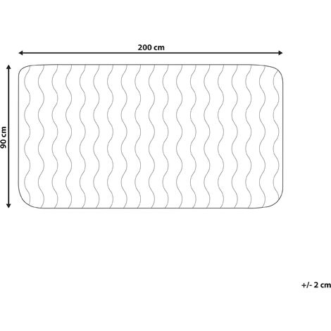 Protège-matelas en microfibre 90 x 200 cm RUEN 