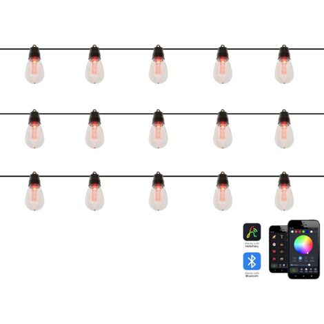 Kit 10 Bandes LED RGB Voiture - Contrôle APP & Télécommande - Éclairage Multicolore Étanche