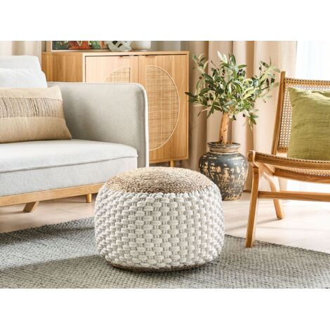 Tapis en jute et coton Mathilde - Made in Meubles