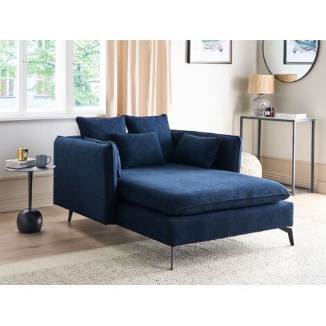 Chaise avec accoudoirs en tissu bouclette et bois d'hévéa noir