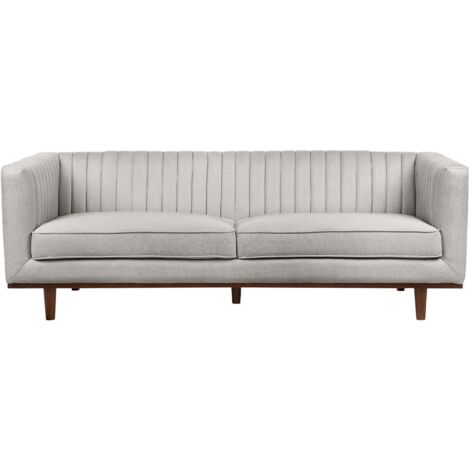 Canapé droit fixe COCOONY 3 places Polyester BEIGE