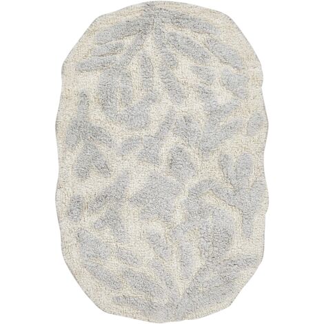 Tapis De Bain "Get Naked" Forme Irrégulière - Antidérapant, Bleu Et Blanc, 78,7x45,7 Cm - Déco Fun - 12