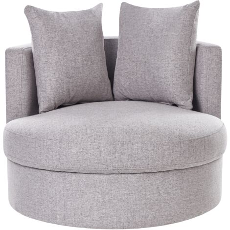 FCYNNV Canapé Pivotant à 360°, Large Fauteuil Rond Rembourré Avec Base En Métal Et Dossier Haut, Chaise Moderne En Velours Technique/Sherpa Pour Salon, Chambre à Coucher (Couleur : Vert + Pédales
