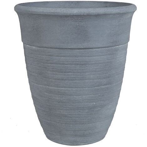 Pot de fleurs gris anthracite : Le pot classique mais élégant !