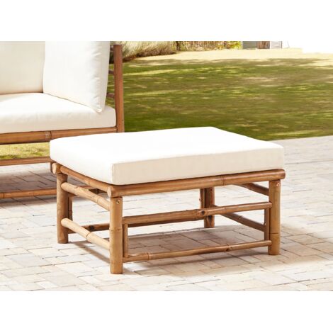 Repose-pieds En Bambou - Léger, Stable, Pour Intérieur Et Extérieur - 60x30x15 Cm - 5
