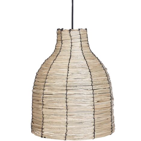 Lampe Suspension Boho En Rotin Naturel – Abat-jour Design Pour Ambiance Chaleureuse
