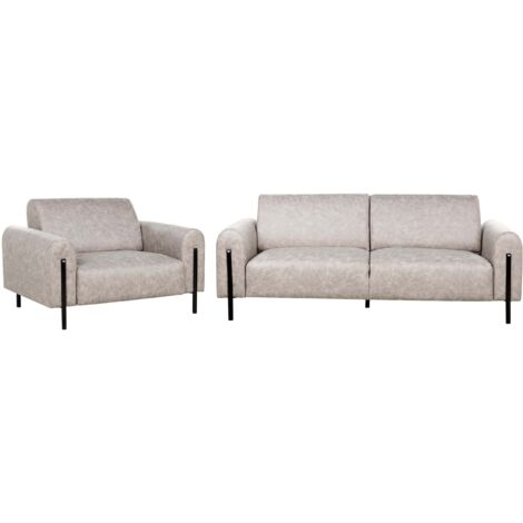 Fauteuil inclinable motorisé 2 places : Mora, tissu Enjoy, gris foncé - Emob | Emob