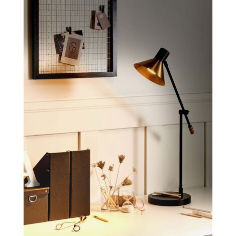 Lampe à poser moderne grise tendance 13 cm E27
