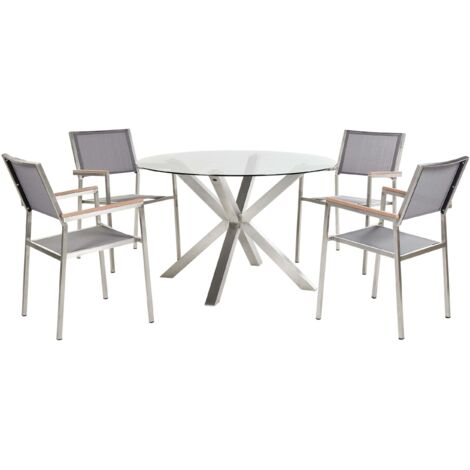Generic Ensemble de 4 plateaux de dressage en acier inox - Prix pas cher | SN