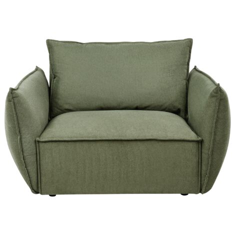 Fauteuil Lecteur Velours Côtelé Profond - Avec Repose-Pieds Intégré Et Poches - Noir - Montage Zero