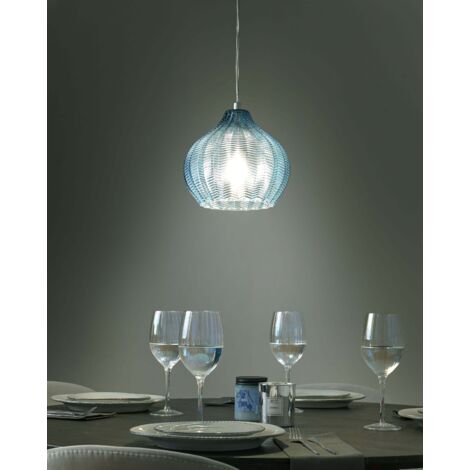 Lampe Pendante LED G9 En Verre Chromé éclairage Moderne Cuisine Salon 230v 84831083
