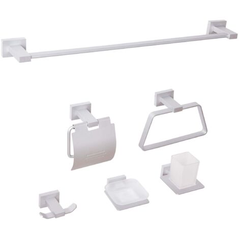 Ensemble De Quincaillerie De Salle De Bain En Acier Inoxydable, Barre