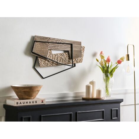 Panneau Décoratif En Cuivre Véritable - Dosseret Mural Style Rustique Moderne, Patine Unique Fait Main