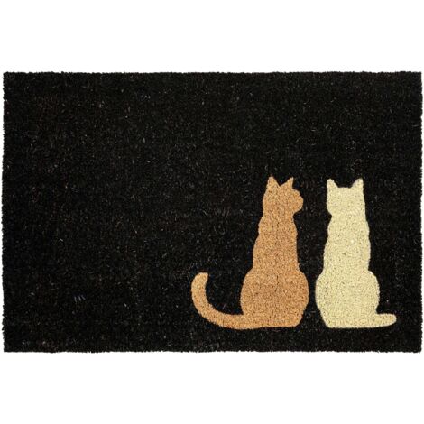 Paillasson D'extérieur Drôle Girafe Antidérapant Durable En Flanelle Pour Entrée, Intérieur Et