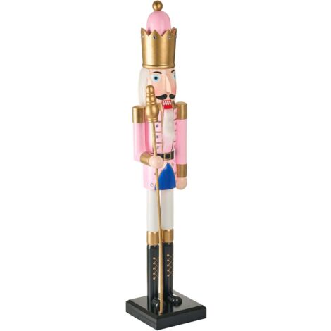 Figurines Casse-Noisette En Bois à Peindre 10 Pouces - Décorations De Noël DIY, Ornements Vierges Pour Bricolage