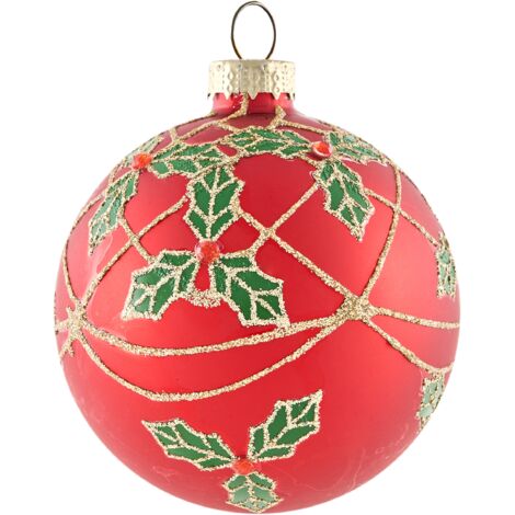 2 Boules De Noël Kugel Anciennes En Verre – Déco Vintage Originale – Années 1920