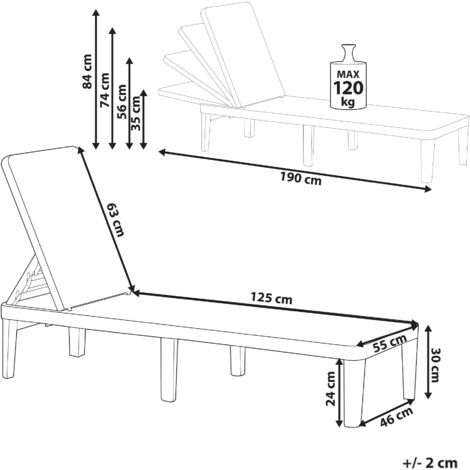 Lot de 4 Chaises de Jardin en Plastique Matériau Synthétique Salle à