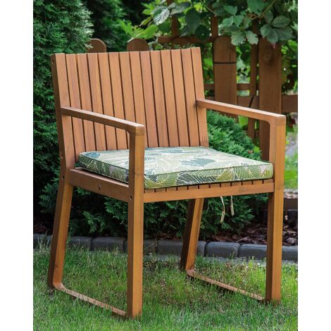 Chaise Jardin Basse Beliani - Effet Bois Bleu - 160kg Capacity - 88x75cm