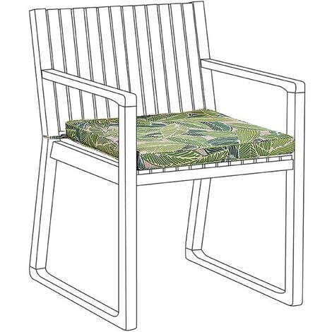 Coussins imperméables pour chaises de jardin - Vert