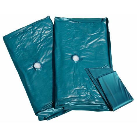 Matelas à Eau Double 180x200 Cm Avec Cadre En Mousse - Vinyle Renforcé, Stabilisation Complète, Confort Optimal
