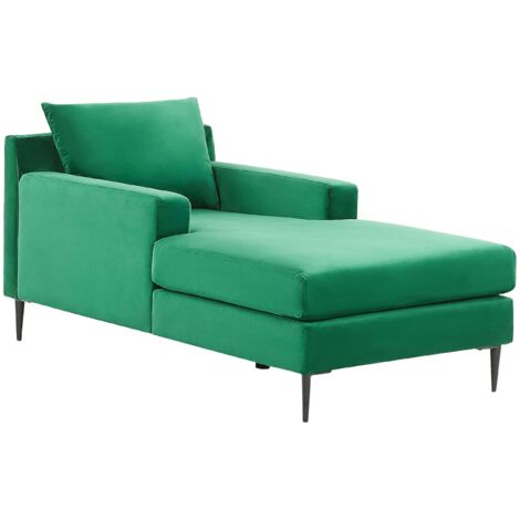 Lot De 4 Chaises De Salle à Manger Avec Accoudoirs - Tissu En Sherpa Style Moderne Vert 97619531