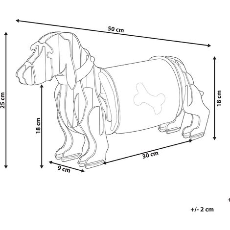 Lampe De Table En Résine - Forme Caniche Mignon - Veilleuse LED Rechargeable - Décoration D'intérieur Et Idée Cadeau - 2
