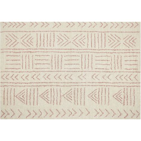 vidaXL Tapis Beige 160x230 cm Coton