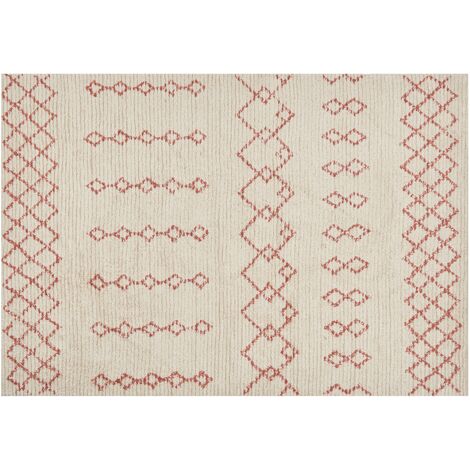 tapis rectangle en feutre rose