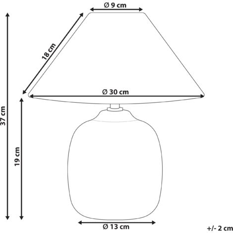 Lampe De Table Moderne - Base Céramique Rouge, Abat-jour Verre Dépoli, éclairage Doux Pour Salon Ou Bureau - 11