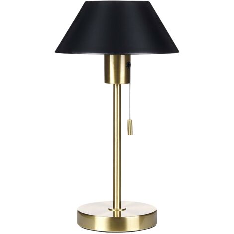 Lampe de Table Minimaliste | Cadre Laiton Satiné