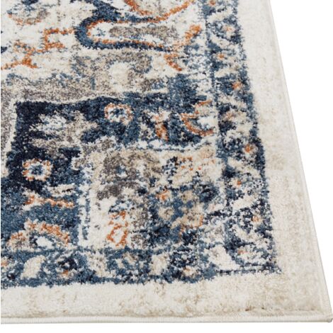 Tapis Multicolore 200 x 300 cm à Motif Oriental Ambiance Agréable pour Salon Nerkin
