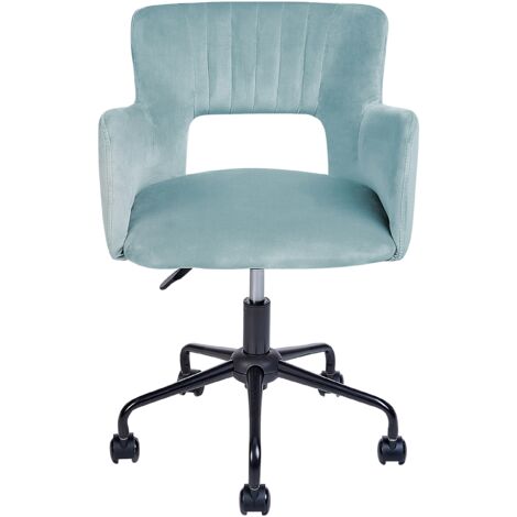 Fauteuil pivotant en velours de couleur pas cher