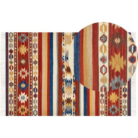 Tapis kilim rose mauve multicolore tapis, tapis kilim tapis fin