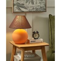 Lampe à Poser En Céramique Orange Limia