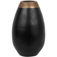 Vase décoratif noir 32 cm CORIA - Noir