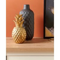 Décoration D'Intérieur En Forme D'Ananas Doré Adapté Au Meuble Design Moderne Et Apporte Une Touche Fantaisiste 23 Cm De Hauteur Beliani