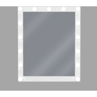 Miroir blanc 40 x 50 cm avec LED ODENAS