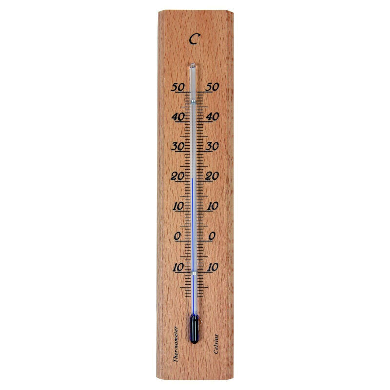 Thermomètre en bois 19 cm