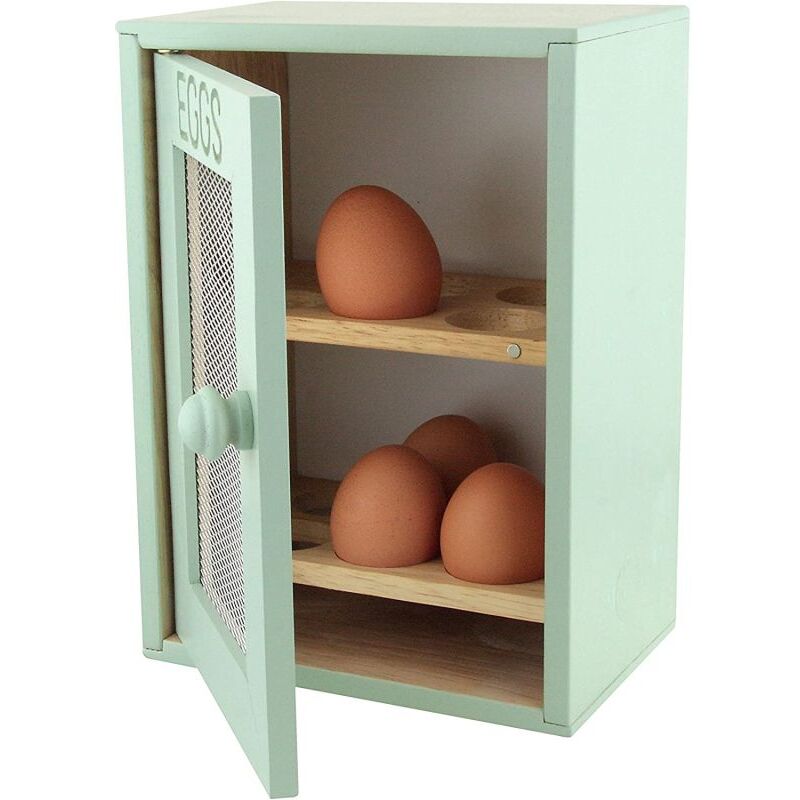 Boîte à œuf En Plastique Vert Clair – Réutilisable – Pour Rangement Cuisine – Occasion Bon état
