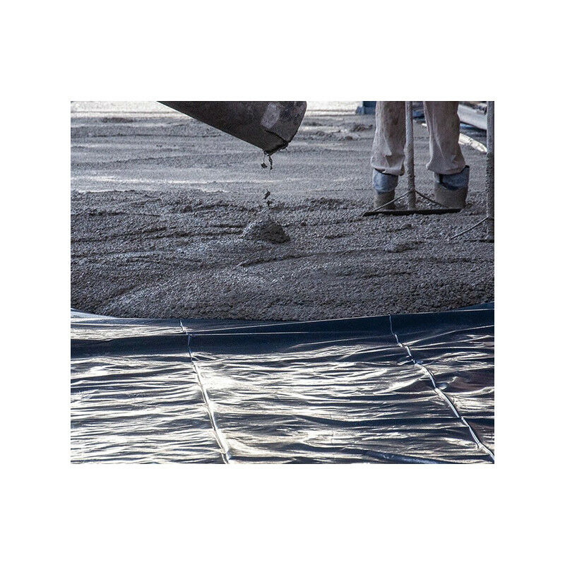 Film Plastique D'étanchéité Sous-dalle En Polyéthylène Noir Ecobud200 4x25m 70 M 84407581