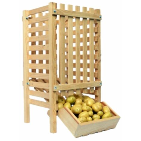 Resserre à pommes de terre 10 kg – Dimensions 28x28 cm – Installation facile avec kit inclus – Pour jardins compacts