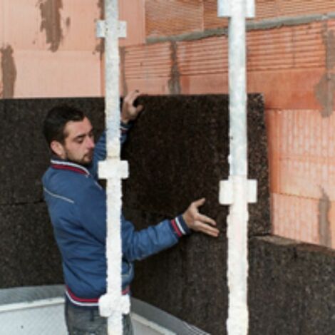 Panneau isolant liège expansé ACERMI Bords mi-bois Ep. 50Mm, 50X100cm R : 1,25 (épaisseur de 50 à 300mm) - paquet(s) de 3 m²