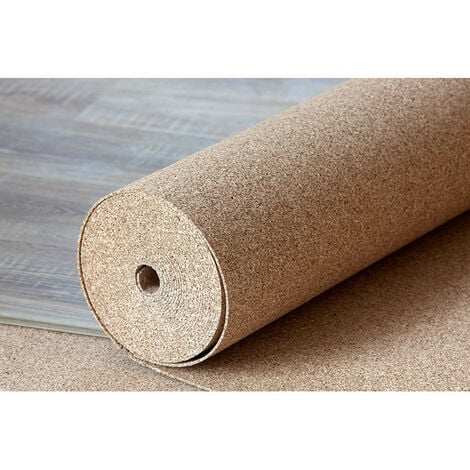 Rouleau de liège naturel Ep. 2mm Larg. 100Cm Long. 10M