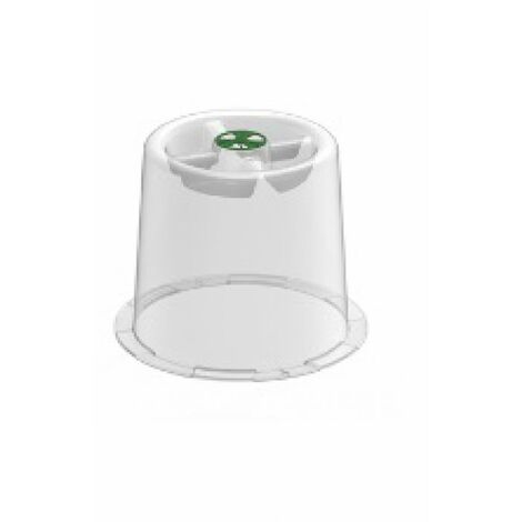 Cloche à forcer Modul'o 35 cm – Translucide en polypropylène – 2 piquets inclus – Système de ventilation réglable